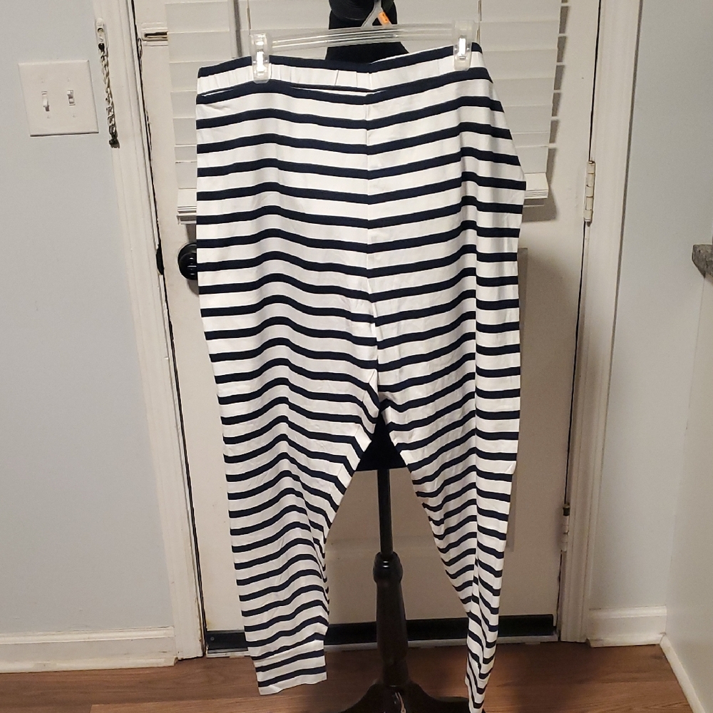 Joules Navy & White Striped Lounge Pants
